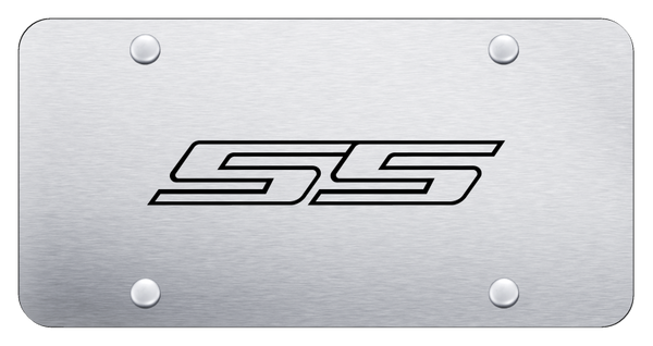 Chevrolet SS License Plate - Laser Etched Brushed License Plate - PL.SS.ES