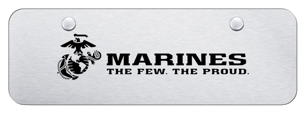 The Few The Proud Mini Plate - Laser Etched Brushed License Plate - PL.TFTP.ESM