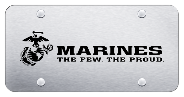 The Few The Proud License Plate - Laser Etched Brushed License Plate - PL.TFTP.ES