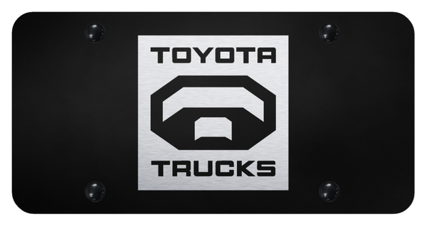 Toyota Toyota Truck License Plate - Laser Etched Black License Plate - PL.TOYTRK.EB