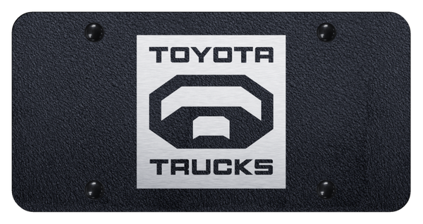 Toyota Toyota Truck License Plate - Laser Etched Rugged Black License Plate - PL.TOYTRK.ERB