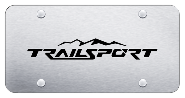 Honda TrailSport License Plate - Laser Etched Brushed License Plate - PL.TRLS.ES