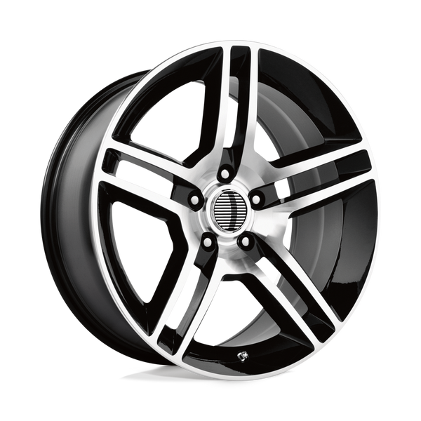 Performance Replicas PR101 GLOSS BLACK MACHINED Wheels for 2004-2008 ACURA TL TYPE-S [] - 19X8.5 30 mm - 19"  - (2008 2007 2006 2005 2004)