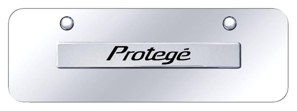 Mazda Protege Chrome on Chrome 3D Bar Mini License Plate - PRO.N.CCM