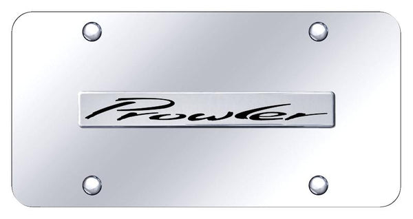 Chrysler Prowler Chrome on Chrome 3D Bar License Plate - PRW.N.CC