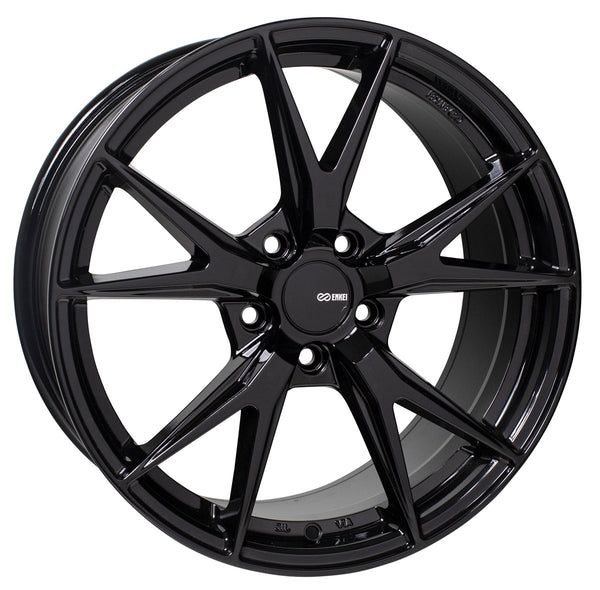 Enkei PHOENIX Gloss Black Wheels for 2022-2022 AUDI A1 [] - 17x7.5 45 mm - 17"  - (2022)