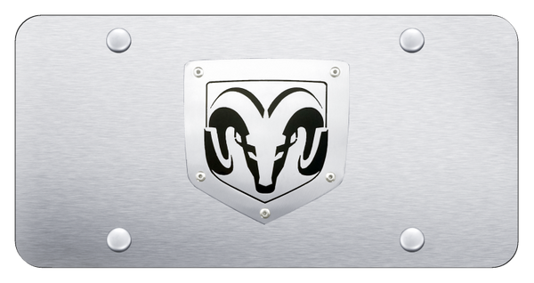 RAM Ram License Plate - Brushed on Brushed License Plate - RAM.2.SS