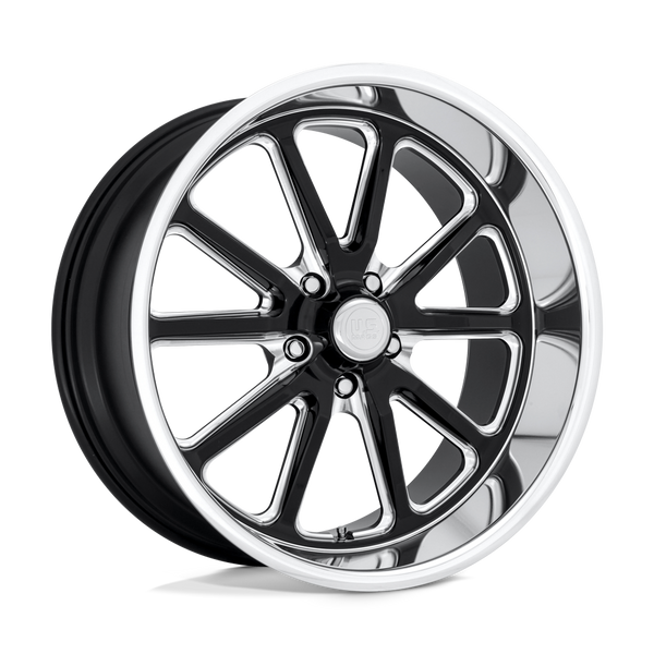 US Mag 1PC U117 RAMBLER GLOSS BLACK MILLED Wheels for 2007-2017 JEEP WRANGLER [] - 20X8 1 mm - 20"  - (2017 2015 2014 2013 2012 2011 2010 2009 2008 2007)