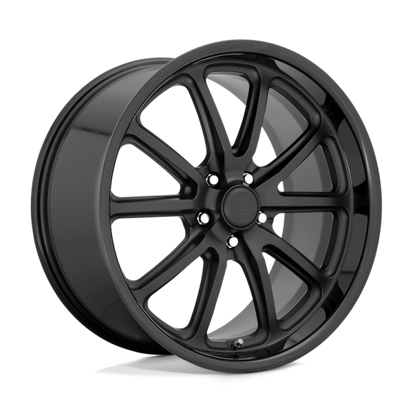 US Mag 1PC U123 RAMBLER GLOSS BLACK MATTE BLACK Wheels for 2014-2020 ACURA RLX [] - 20X8.5 32 mm - 20"  - (2020 2019 2018 2017 2016 2015 2014)