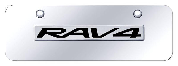 Toyota RAV4 Chrome on Chrome 3D Bar Mini License Plate - RAV.N.CCM