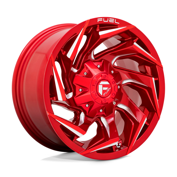 Fuel 1PC D754 REACTION CANDY RED MILLED Wheels for 2022-2024 FORD EXPEDITION [] - 20X9 1 MM - 20"  - (2024 2023 2022)