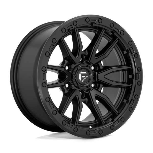 Fuel 1PC D679 REBEL MATTE BLACK Wheels for 2019-2022 FORD RANGER [] - 18X9 20 MM - 18"  - (2022 2021 2020 2019)