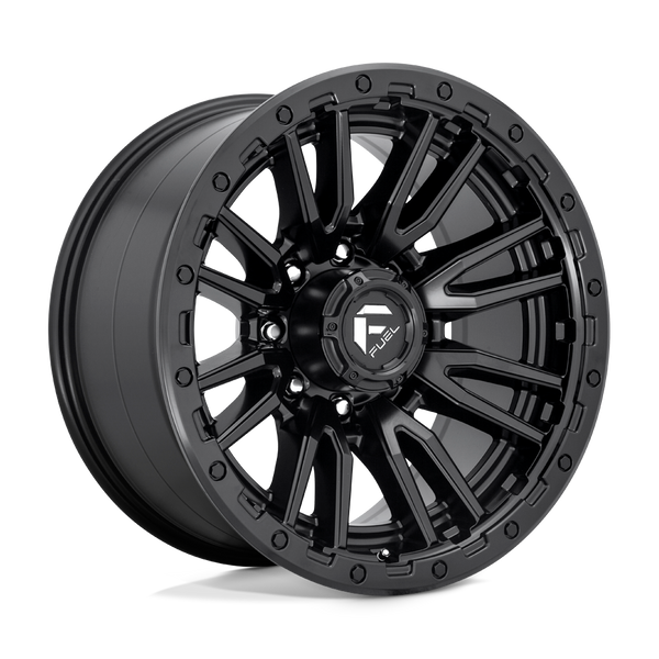 Fuel 1PC D679 REBEL MATTE BLACK Wheels for 2013-2023 FORD F-250 F-350 SUPER DUTY [] - 20X10 -18 mm - 20"  - (2023 2022 2021 2020 2019 2018 2017 2016 2015 2014 2013)