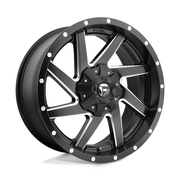 Fuel 1PC D594 RENEGADE MATTE BLACK MILLED Wheels for 2022-2024 FORD EXPEDITION [] - 20X9 20 MM - 20"  - (2024 2023 2022)