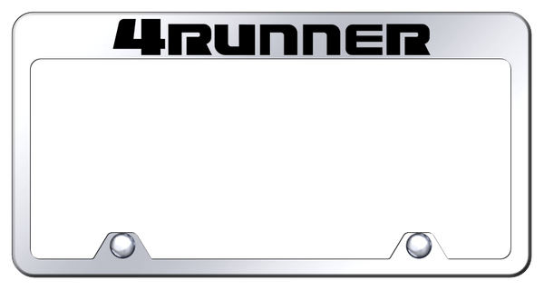 Toyota 4Runner Steel Truck Frame - Laser Etched Mirrored License Plate Frame - RF.4RU.EC