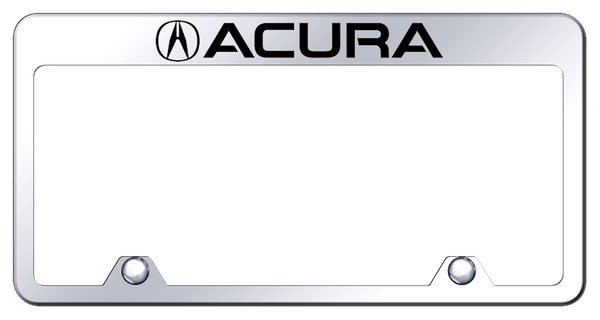 Acura Acura Steel Truck Frame - Laser Etched Mirrored License Plate Frame - RF.ACU.EC