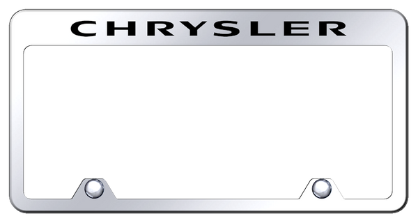 Chrysler Chrysler Steel Truck Frame - Laser Etched Mirrored License Plate Frame - RF.CHR.EC