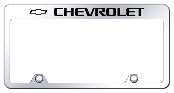 Chevrolet Chevrolet Steel Truck Frame - Laser Etched Mirrored License Plate Frame - RF.CHV.EC