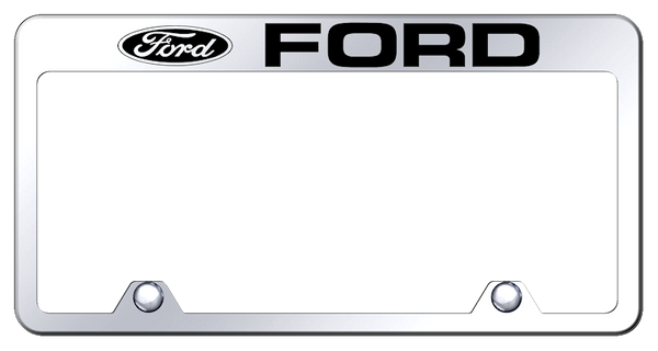 Ford Ford Steel Truck Frame - Laser Etched Mirrored License Plate Frame - RF.FOR.EC