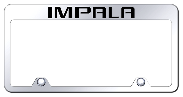 Chevrolet Impala Steel Truck Frame - Laser Etched Mirrored License Plate Frame - RF.IMP.EC