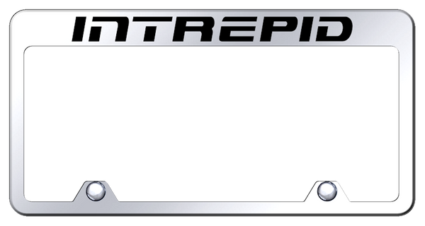 Dodge Intrepid Steel Truck Frame - Laser Etched Mirrored License Plate Frame - RF.INR.EC