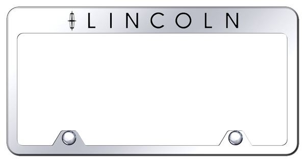 Lincoln Lincoln Steel Truck Frame - Laser Etched Mirrored License Plate Frame - RF.LIN.EC