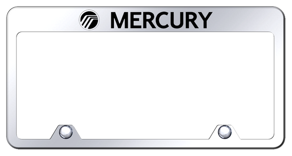 Mecury Mercury Steel Truck Frame - Laser Etched Mirrored License Plate Frame - RF.MRY.EC