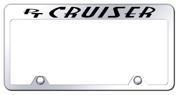 Chrysler PT Cruiser Steel Truck Frame - Laser Etched Mirrored License Plate Frame - RF.PTC.EC