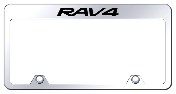 Toyota RAV4 Steel Truck Frame - Laser Etched Mirrored License Plate Frame - RF.RAV.EC