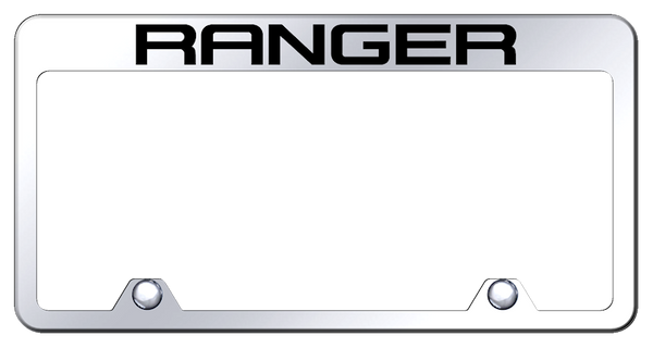 Ford Ranger Steel Truck Frame - Laser Etched Mirrored License Plate Frame - RF.RNG.EC