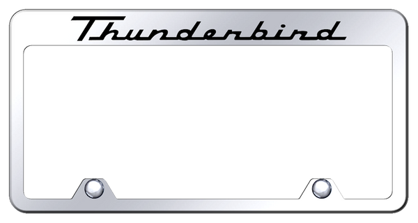 Ford Thunderbird Steel Truck Frame - Laser Etched Mirrored License Plate Frame - RF.THU.EC