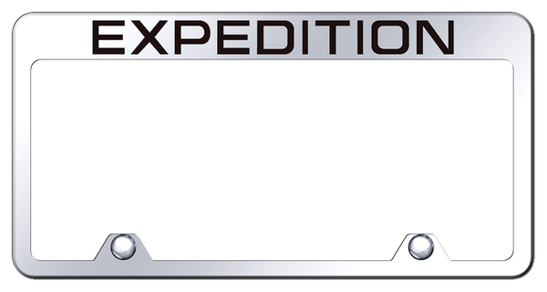 Ford Expedition Steel Truck Frame - Laser Etched Mirrored License Plate Frame - RF.XPD.EC