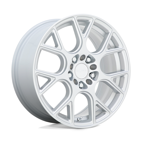 Ruff DRIFT SILVER Wheels for 2004-2008 ACURA TL TYPE-S [] - 18X8 38 mm - 18"  - (2008 2007 2006 2005 2004)