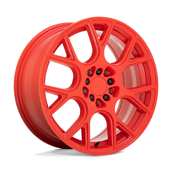 Ruff DRIFT GLOSS RED Wheels for 2014-2020 ACURA RLX [] - 18X8 38 mm - 18"  - (2020 2019 2018 2017 2016 2015 2014)