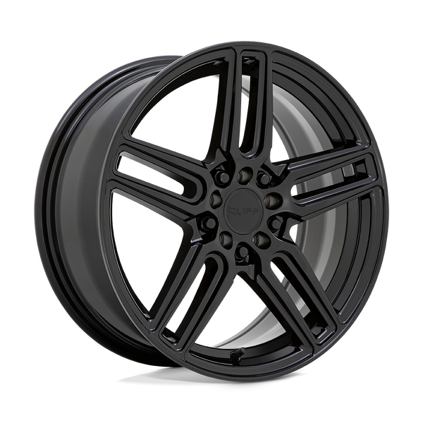 Ruff NITRO GLOSS BLACK Wheels for 2015-2020 ACURA TLX [] - 17X7.5 38 MM - 17"  - (2020 2019 2018 2017 2016 2015)