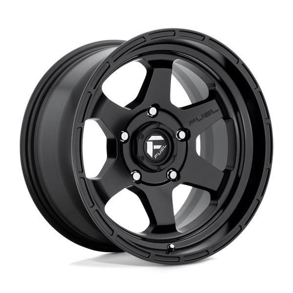 Fuel 1PC D664 SHOK MATTE BLACK Wheels for 2007-2021 FORD EXPEDITION [] - 18X9 20 MM - 18"  - (2021 2020 2019 2018 2017 2016 2015 2014 2013 2012 2011 2010 2009 2008 2007)