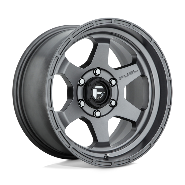 Fuel 1PC D665 SHOK MATTE ANTHRACITE Wheels for 2021-2023 FORD F-150 [] - 17X9 1 MM - 17"  - (2023 2022 2021)