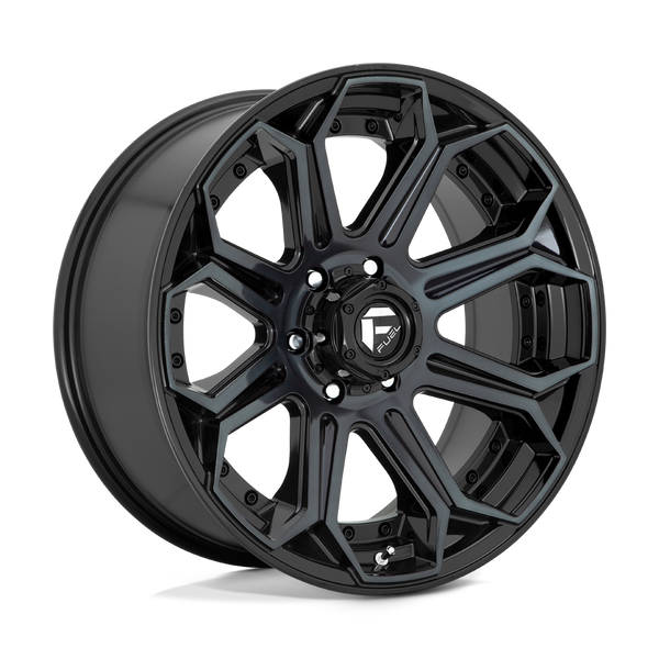 Fuel 1PC D704 SIEGE GLOSS MACHINED DOUBLE DARK TINT Wheels for 2010-2020 FORD F-150 [] - 18X9 1 mm - 18"  - (2020 2019 2018 2017 2016 2015 2014 2013 2012 2011 2010)