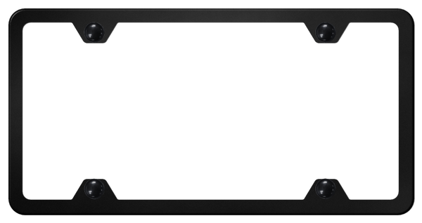 Blank PC Frame - Black License Plate Frame - SP.451.B