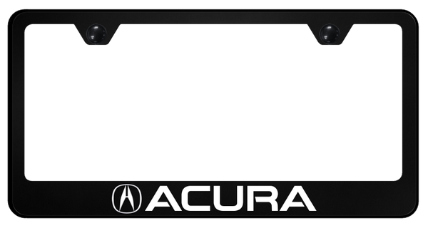 Acura Acura PC Frame - UV Print on Black License Plate Frame - SP.ACU.UB