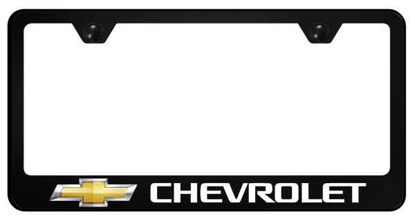 Chevrolet Chevrolet PC Frame - UV Print on Black License Plate Frame - SP.CHV.UB