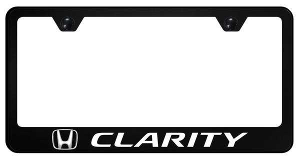 Honda Clarity PC Frame - UV Print on Black License Plate Frame - SP.CLAR.UB