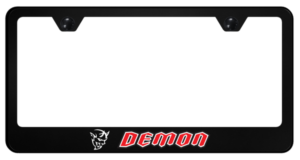 Plymouth Demon PC Frame - UV Print on Black License Plate Frame - SP.DMN.UB