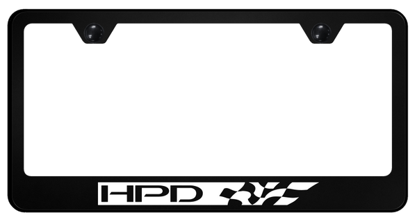 Honda HPD PC Frame - UV Print on Black License Plate Frame - SP.HPD.UB