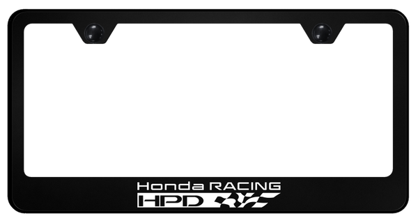 Honda Honda Racing HPD PC Frame - UV Print on Black License Plate Frame - SP.HRHPD.UB