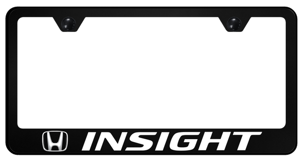 Honda Insight PC Frame - UV Print on Black License Plate Frame - SP.INS.UB