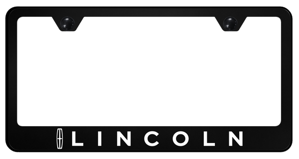 Lincoln Lincoln PC Frame - UV Print on Black License Plate Frame - SP.LIN.UB