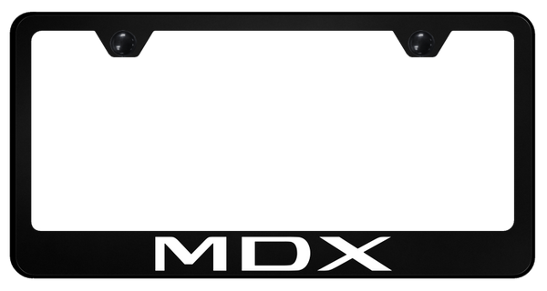 Acura MDX PC Frame - UV Print on Black License Plate Frame - SP.MDX.UB