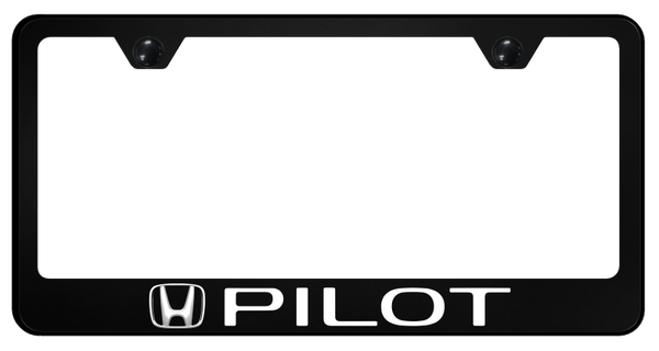 Honda Pilot PC Frame - UV Print on Black License Plate Frame - SP.PIL.UB