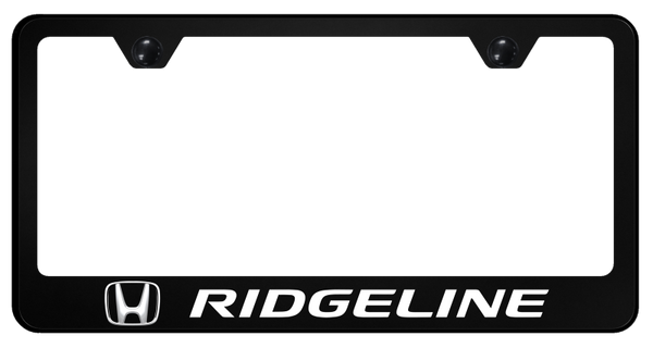 Honda Ridgeline PC Frame - UV Print on Black License Plate Frame - SP.RID.UB